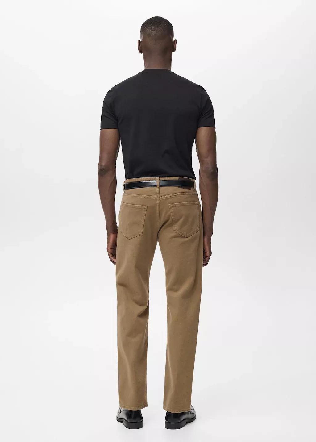 Black Stretch Cotton T-Shirt, , large image number 5