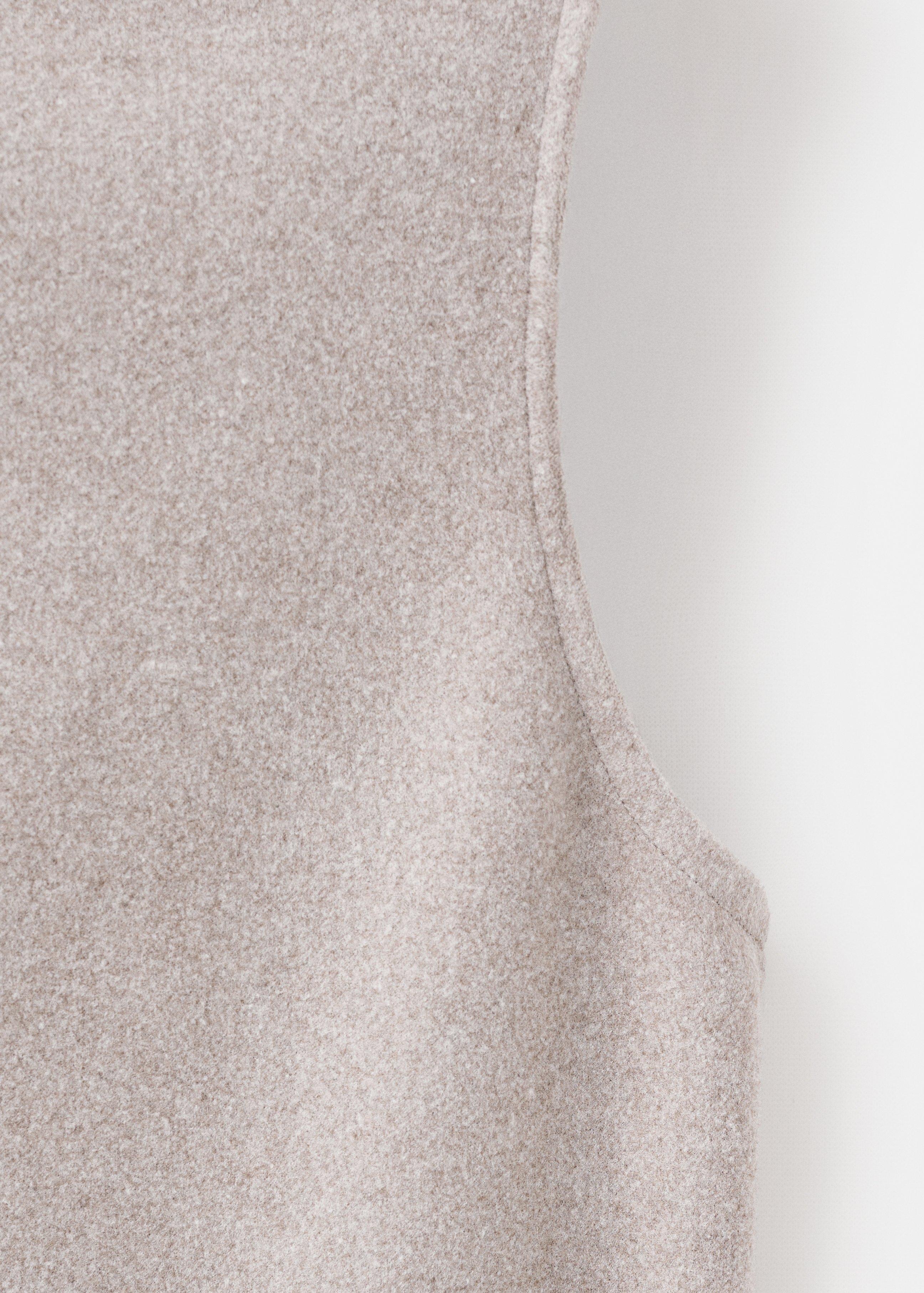 Brown Turtleneck Top With Belt, 0201_35, large image number 5