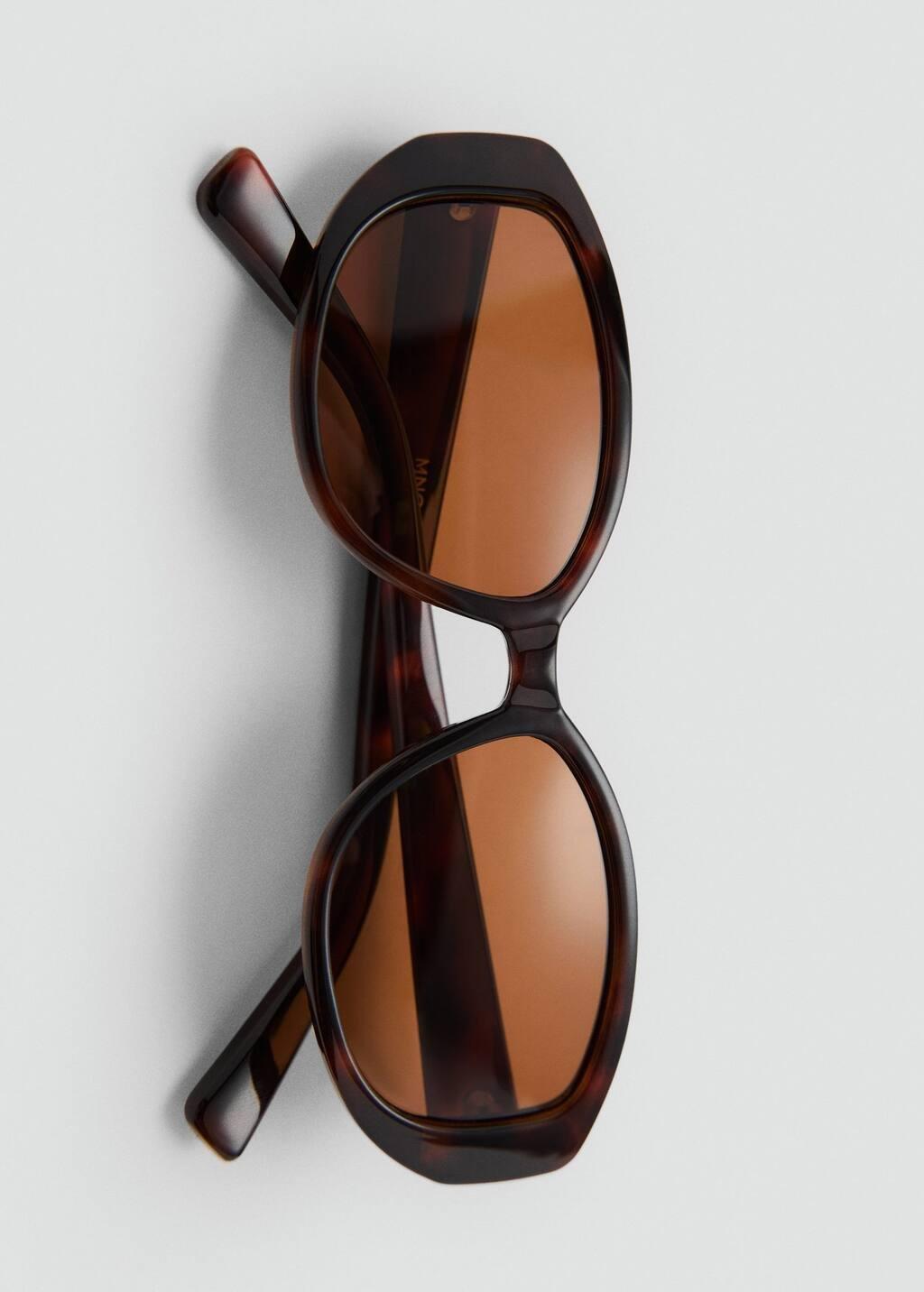 Brown Resin-Frame Sunglasses, Dark Brown, large image number 5