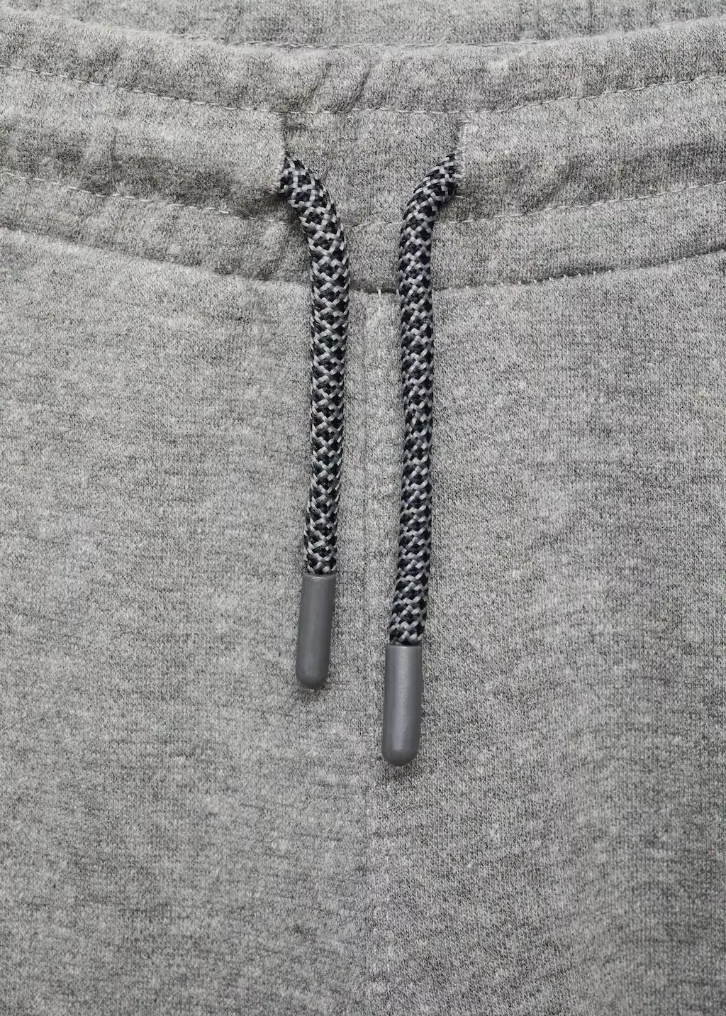 Grey Pique Jogger Trousers, Kids Boys, Medium Grey, large image number 2