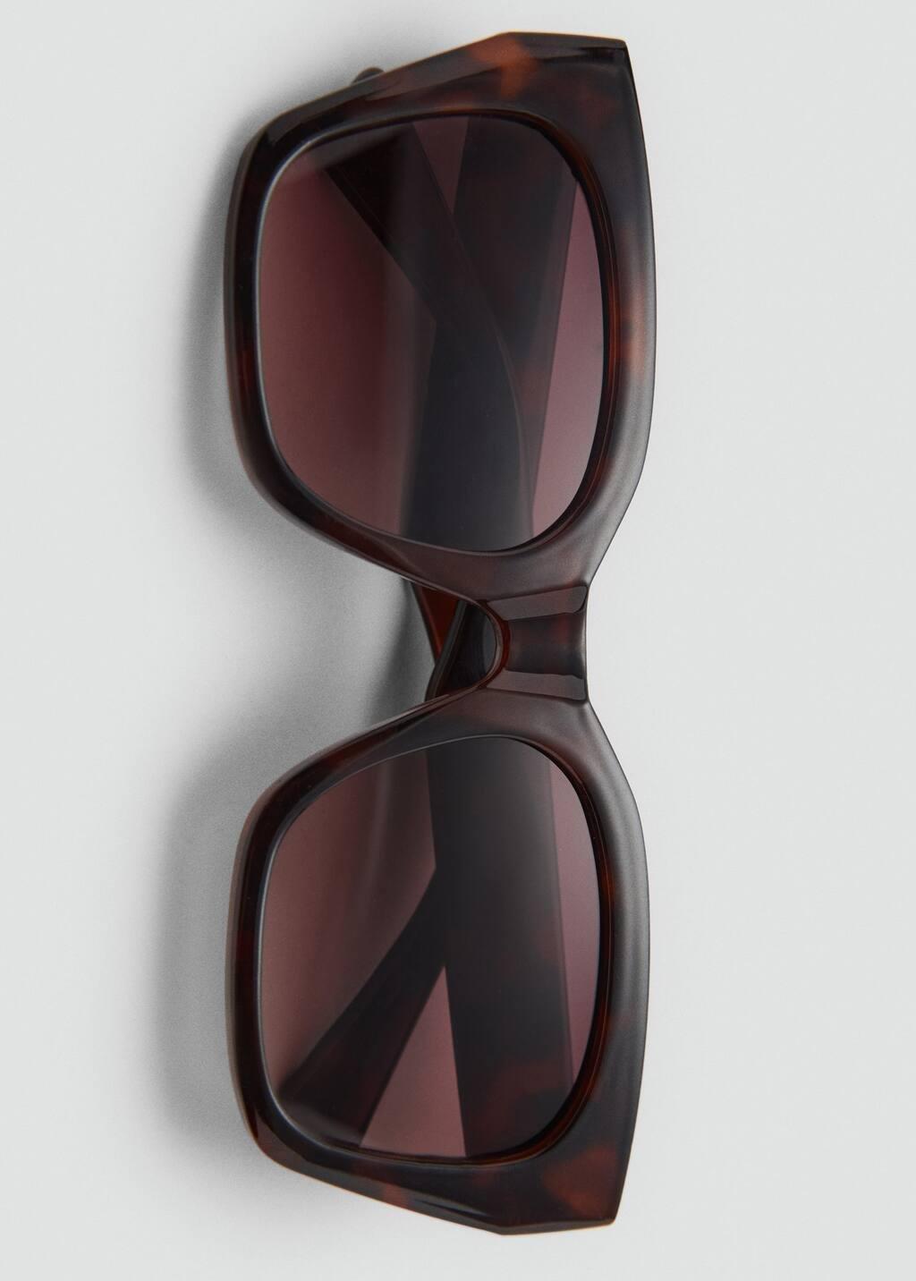 DARK BROWN Squared frame sunglasses, Dark Brown, large image number 2