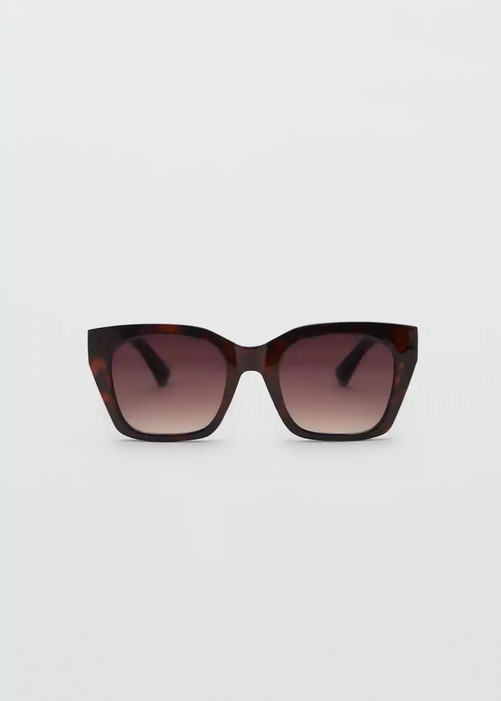 DARK BROWN Squared frame sunglasses, Dark Brown, large image number 5