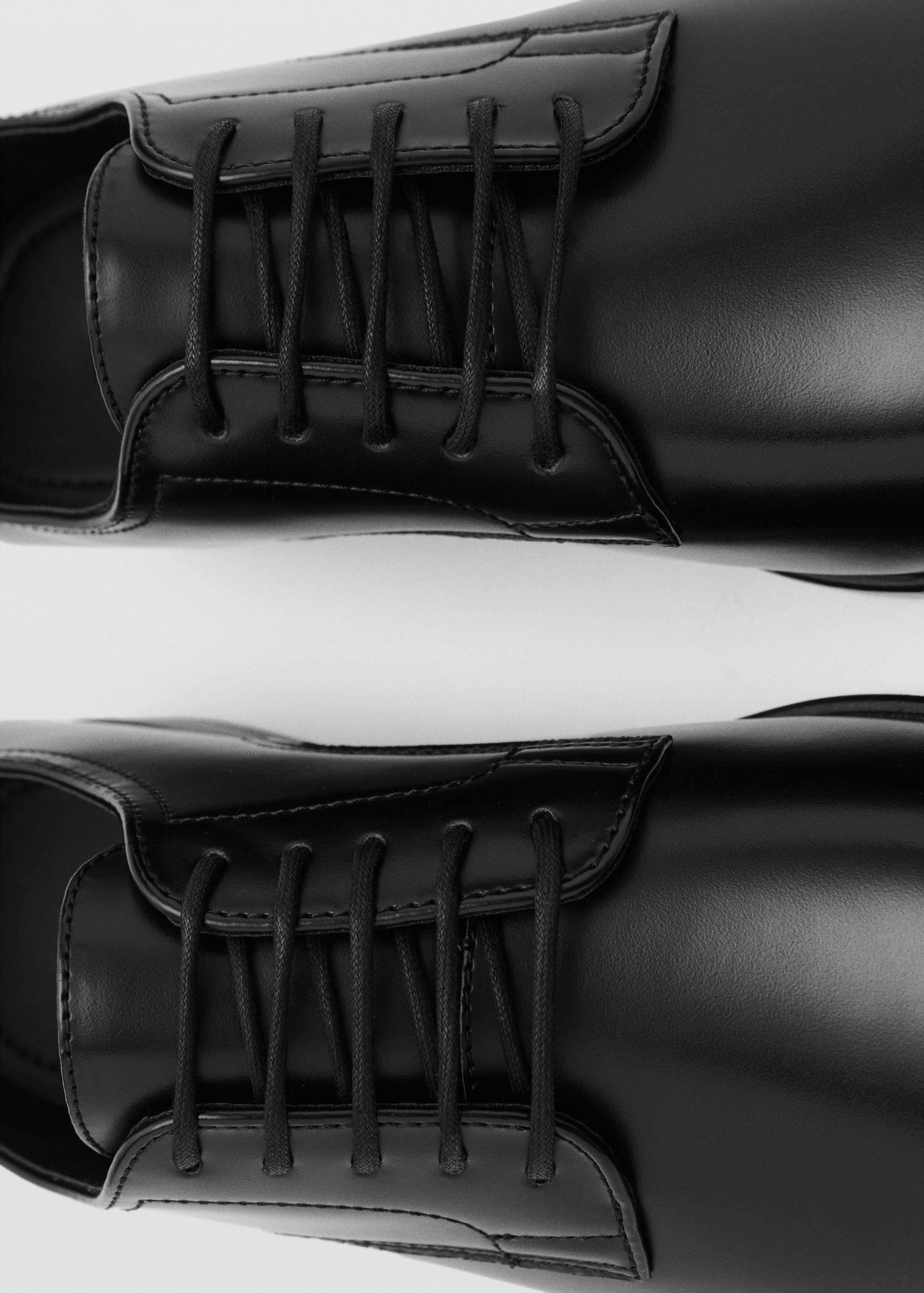 Black Blucher Suit Shoes, Black, large image number 5