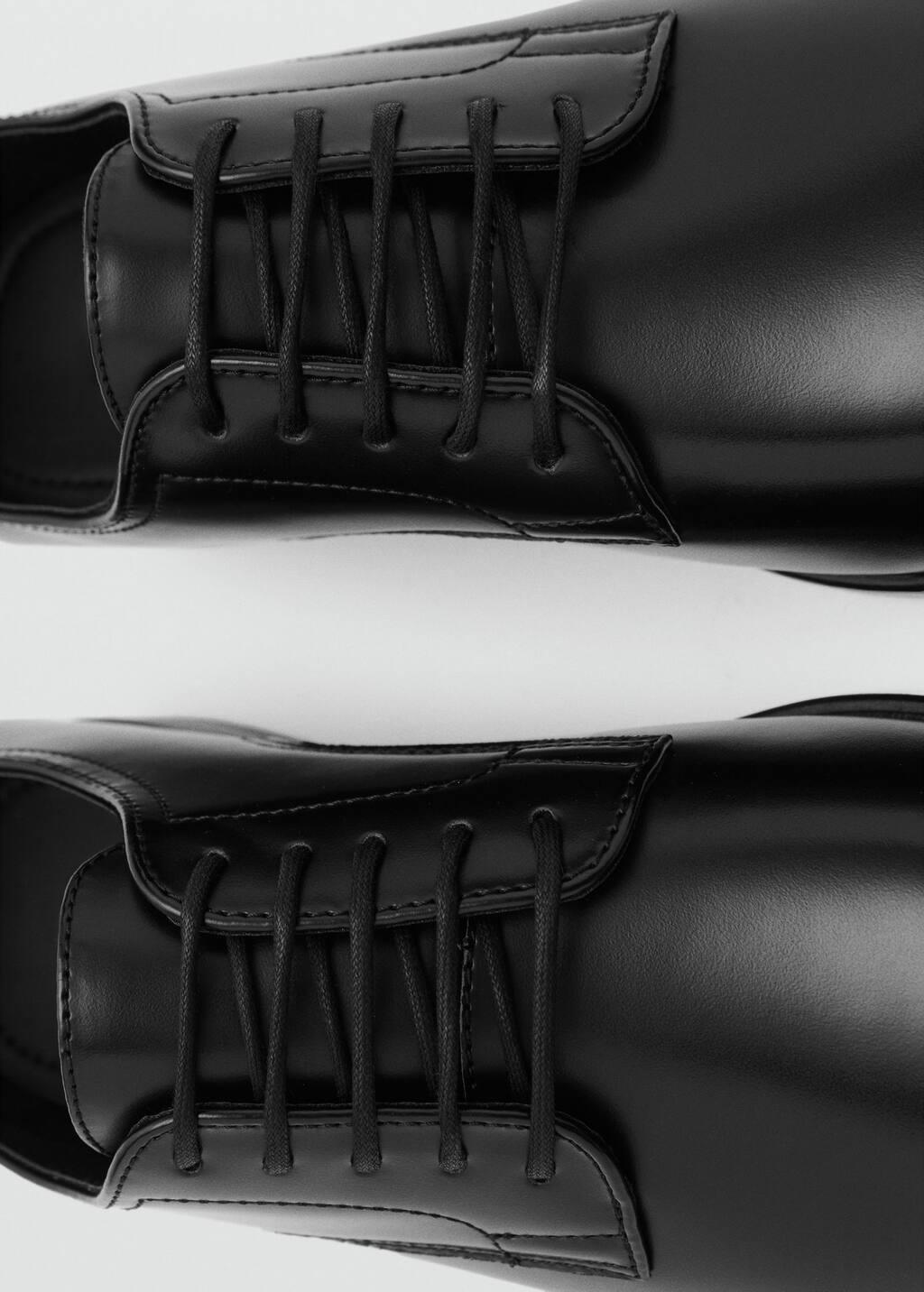 Black Blucher Suit Shoes, Black, large image number 6