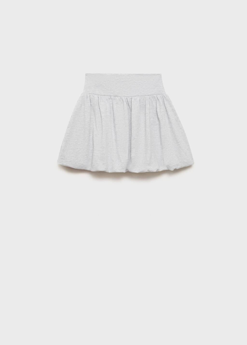 Grey Skirt Globo, Light Pastel Grey, large image number 1
