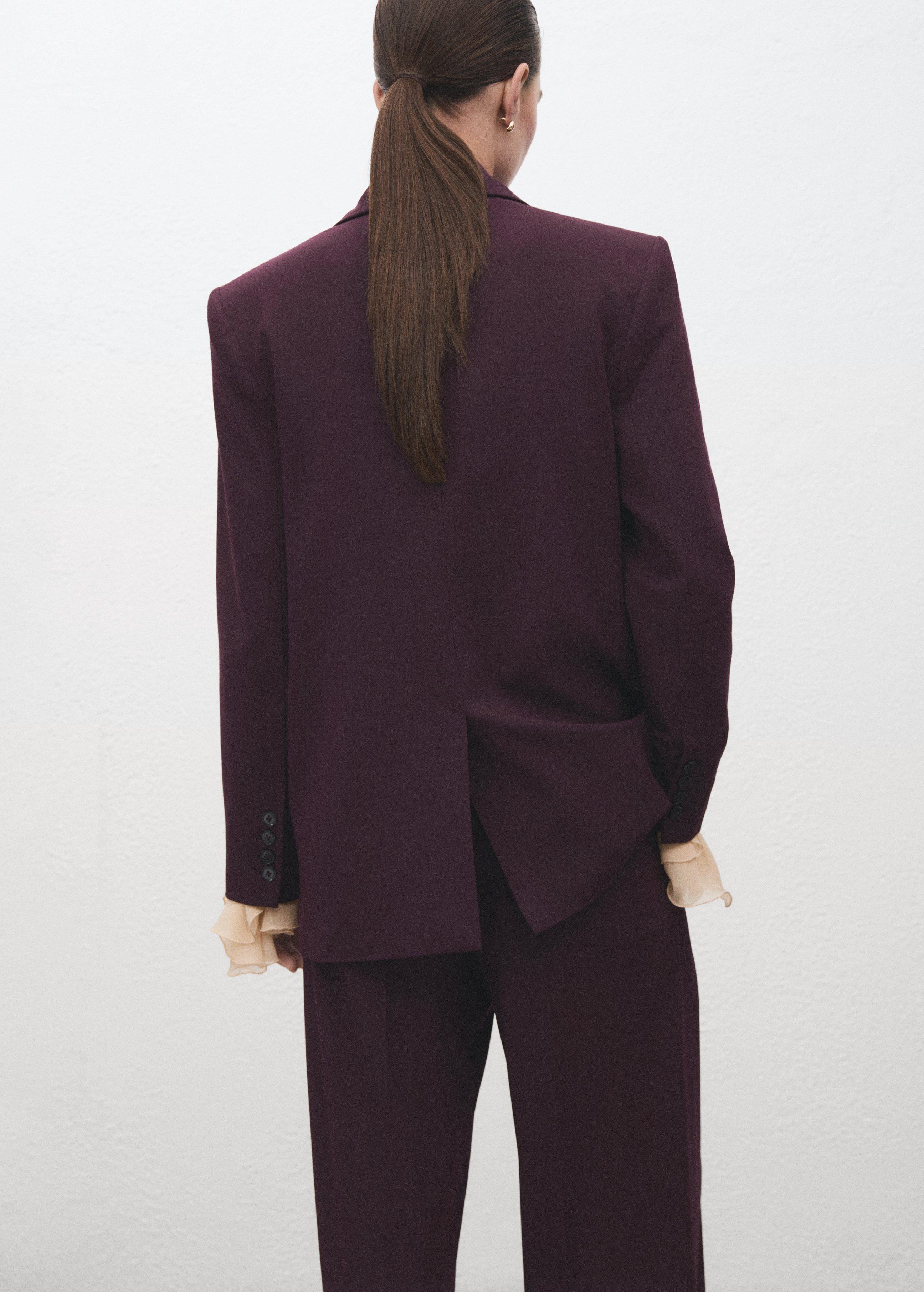 DARK RED Straight-fit suit blazer, 0201_76, large image number 1