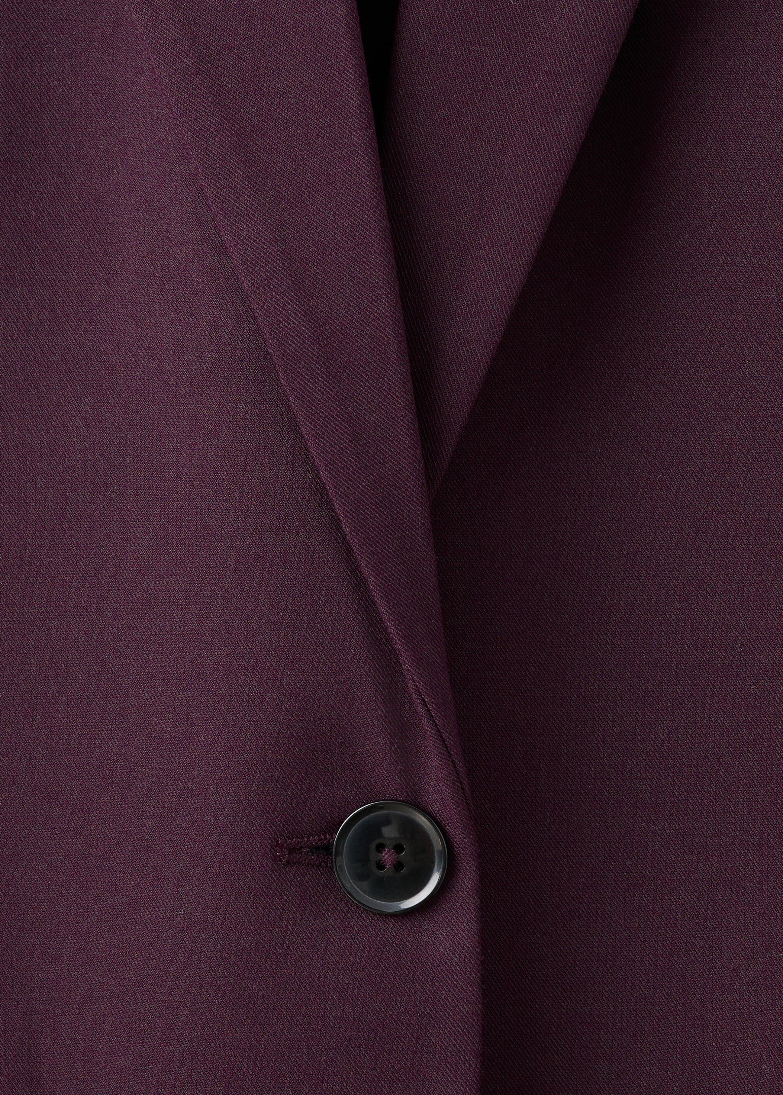 DARK RED Straight-fit suit blazer, 0201_76, large image number 5
