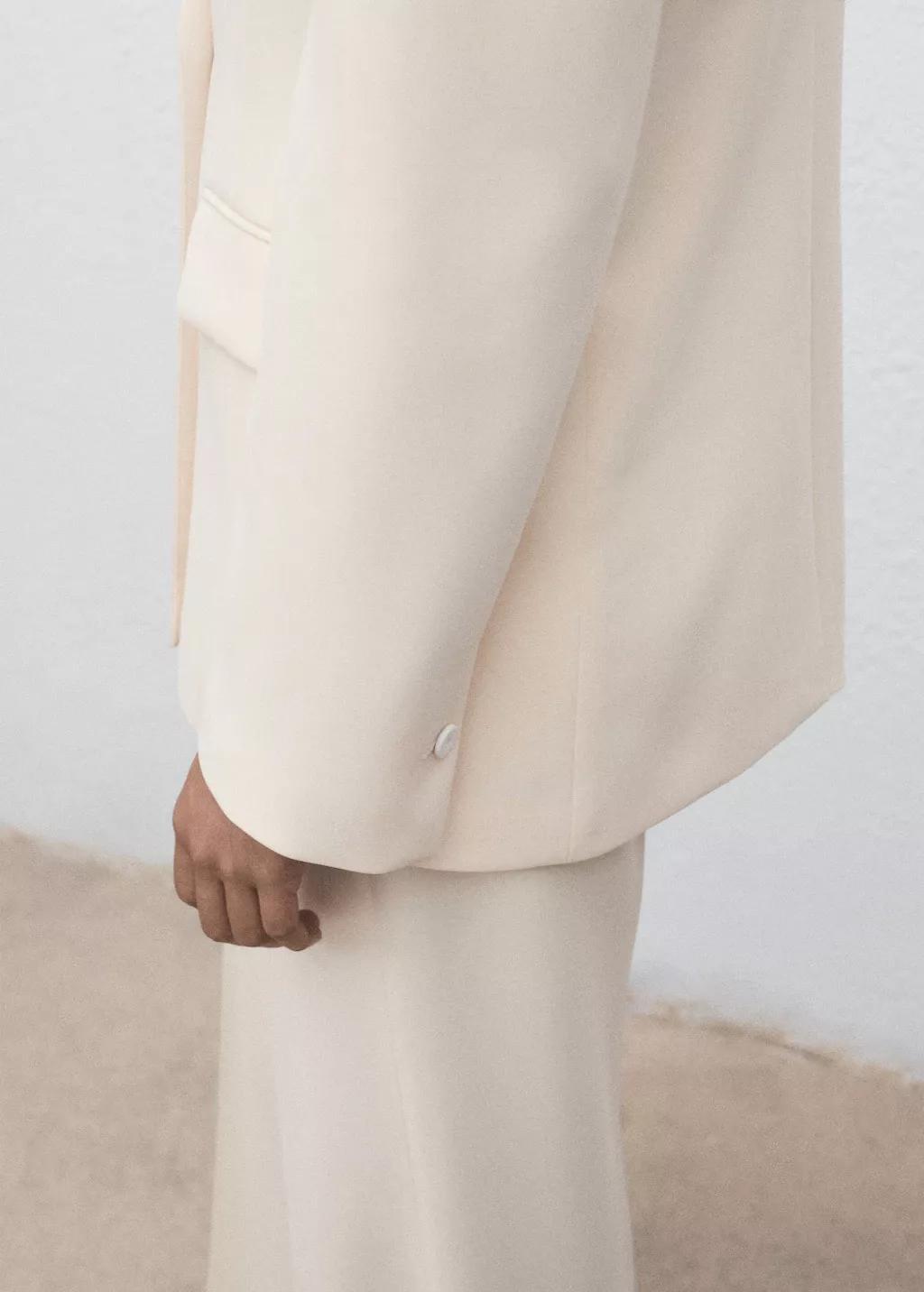 YELLOW Double-breasted suit jacket, Yellow, medium