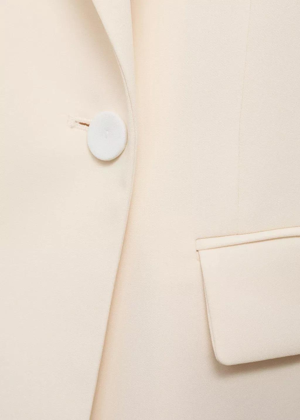 YELLOW Double-breasted suit jacket, Yellow, large image number 5