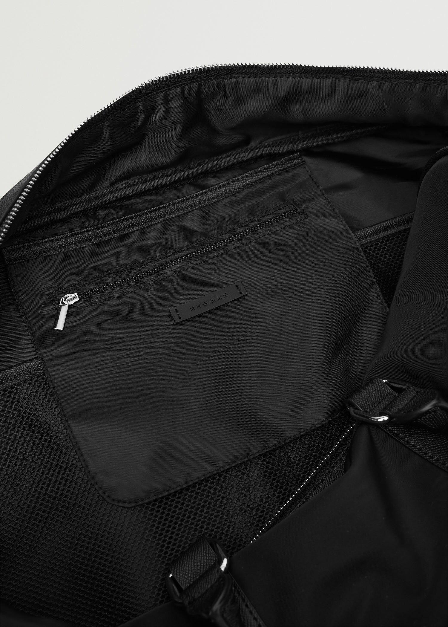 Black Nylon Bowling Bag, , large image number 2