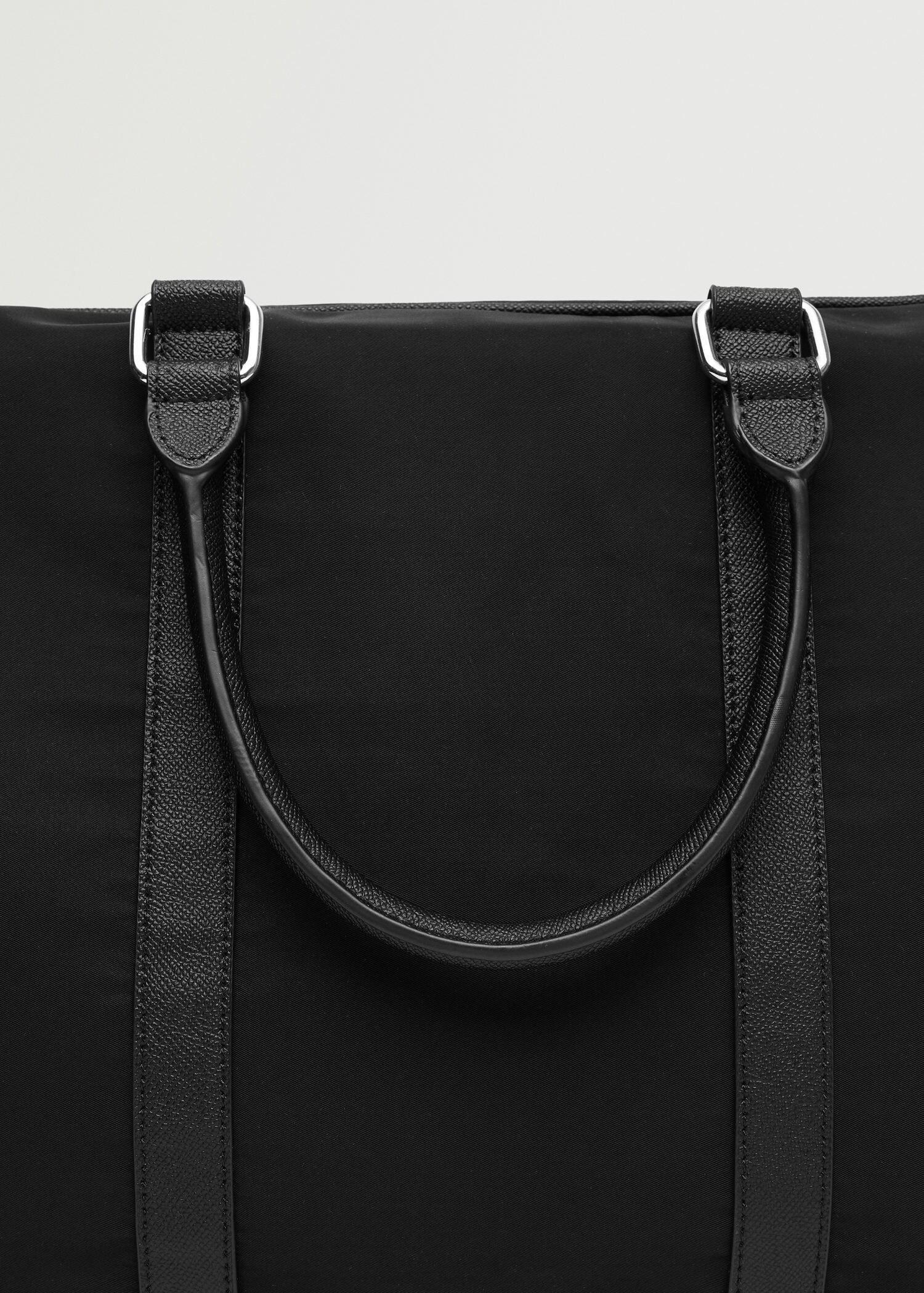 Black Nylon Bowling Bag, , large image number 3