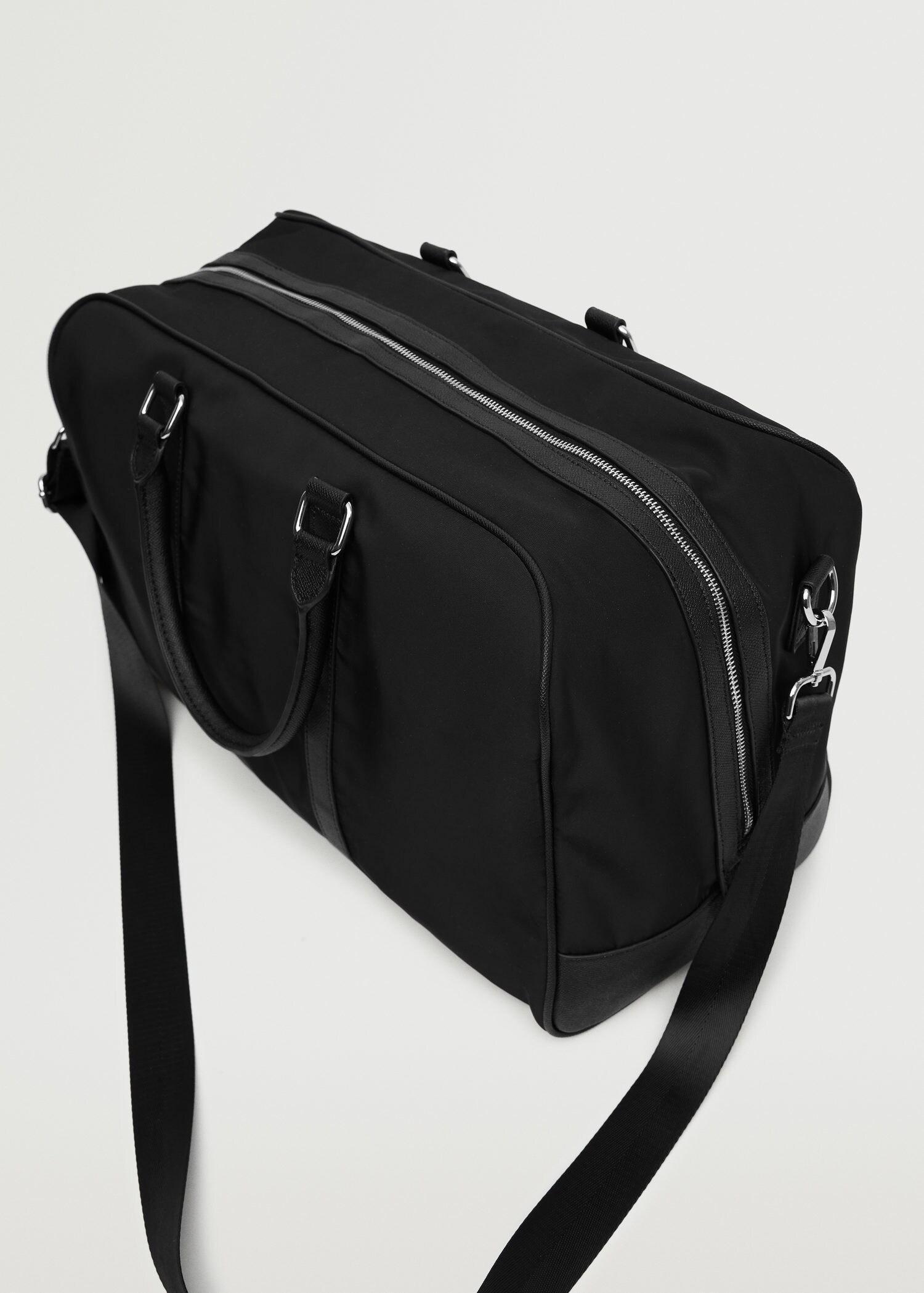 Black Nylon Bowling Bag, , large image number 4