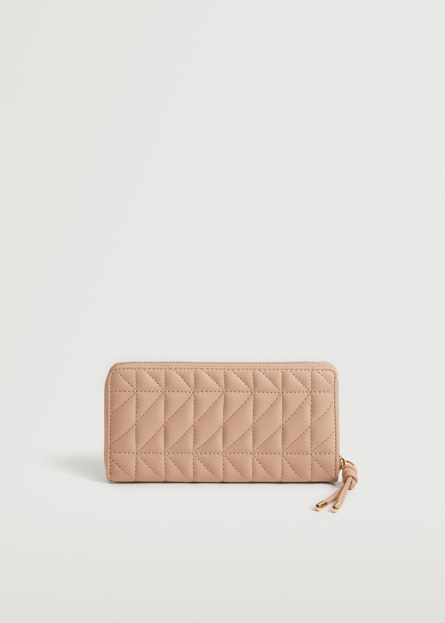 Pastel Pink Padded Logo Wallet, , large image number 2
