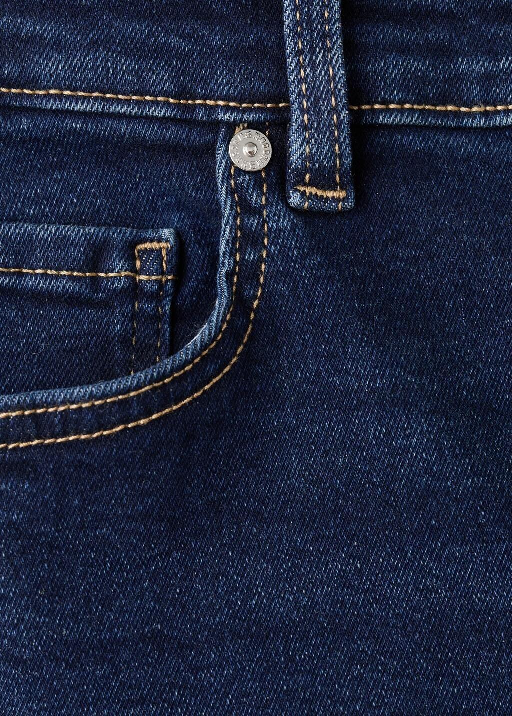 Blue Sienna Flared Cropped Jeans, 0201_TO, large image number 5