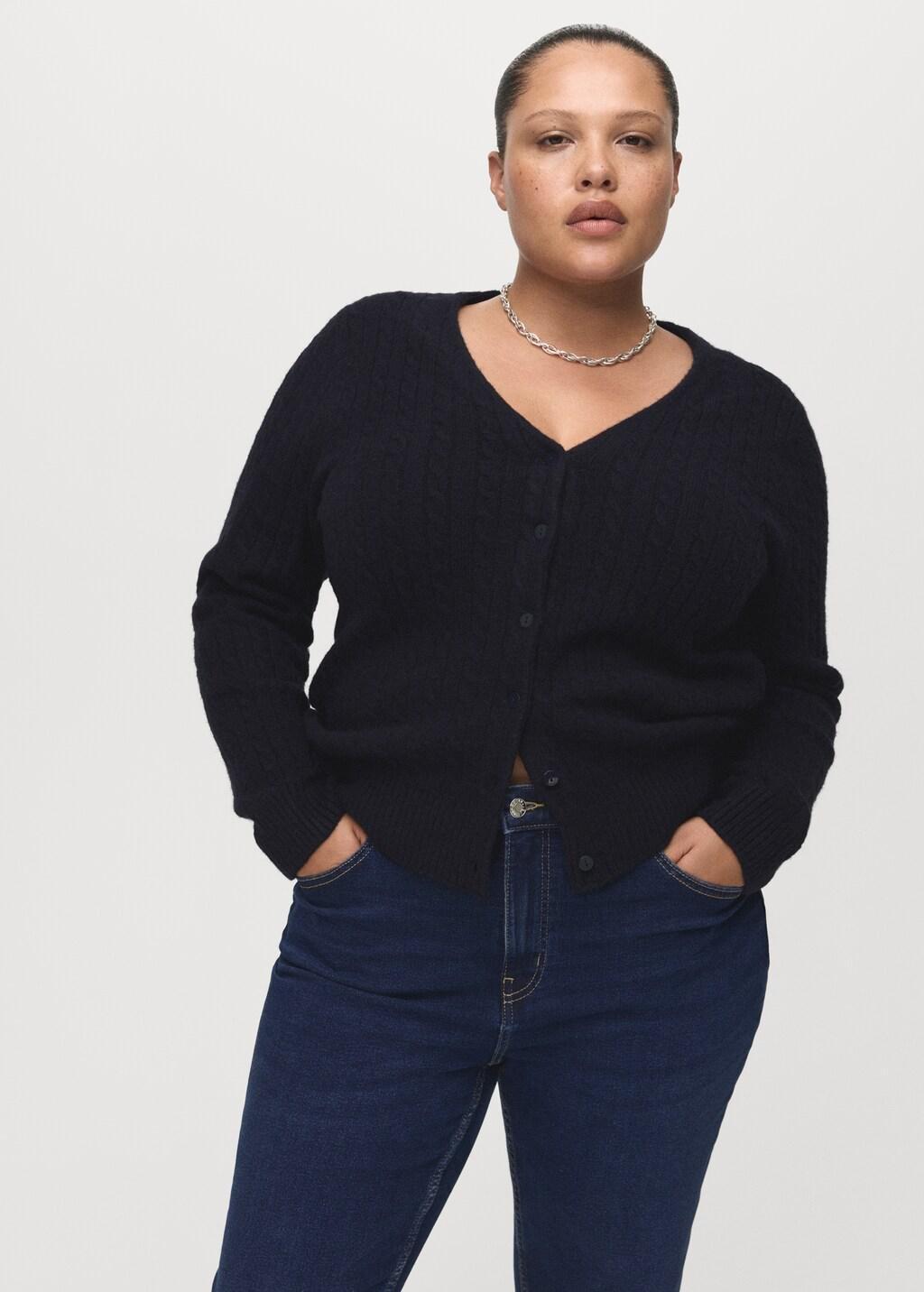 Blue Sienna Flared Cropped Jeans, 0201_TO, large image number 6