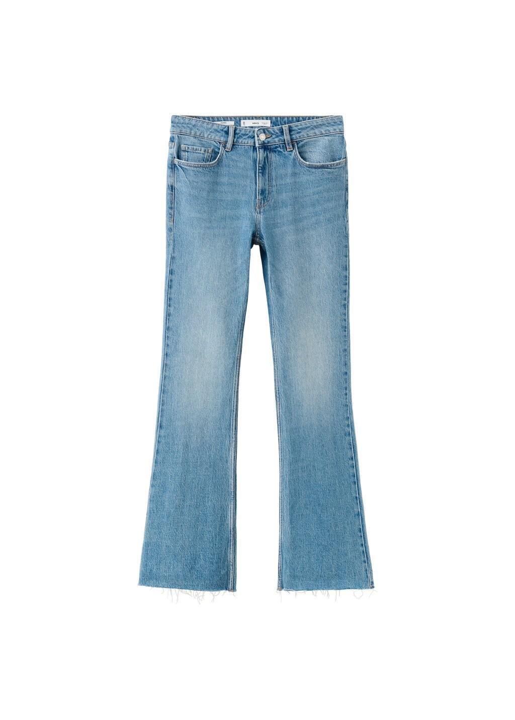 Blue Fiona Flared Mid-Rise Jeans, Open Blue, large image number 11