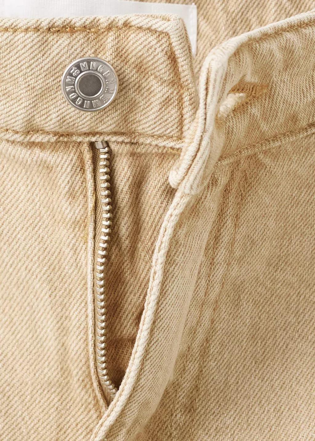 Brown Danila High-Waisted Wide Leg Jeans, Light Pastel Brown, large image number 3