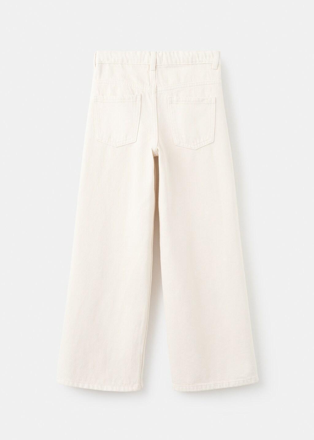 Brown Lt Pastel Embroidered Jeans On The Side, Kids Girl, Light Pastel Brown, large image number 2
