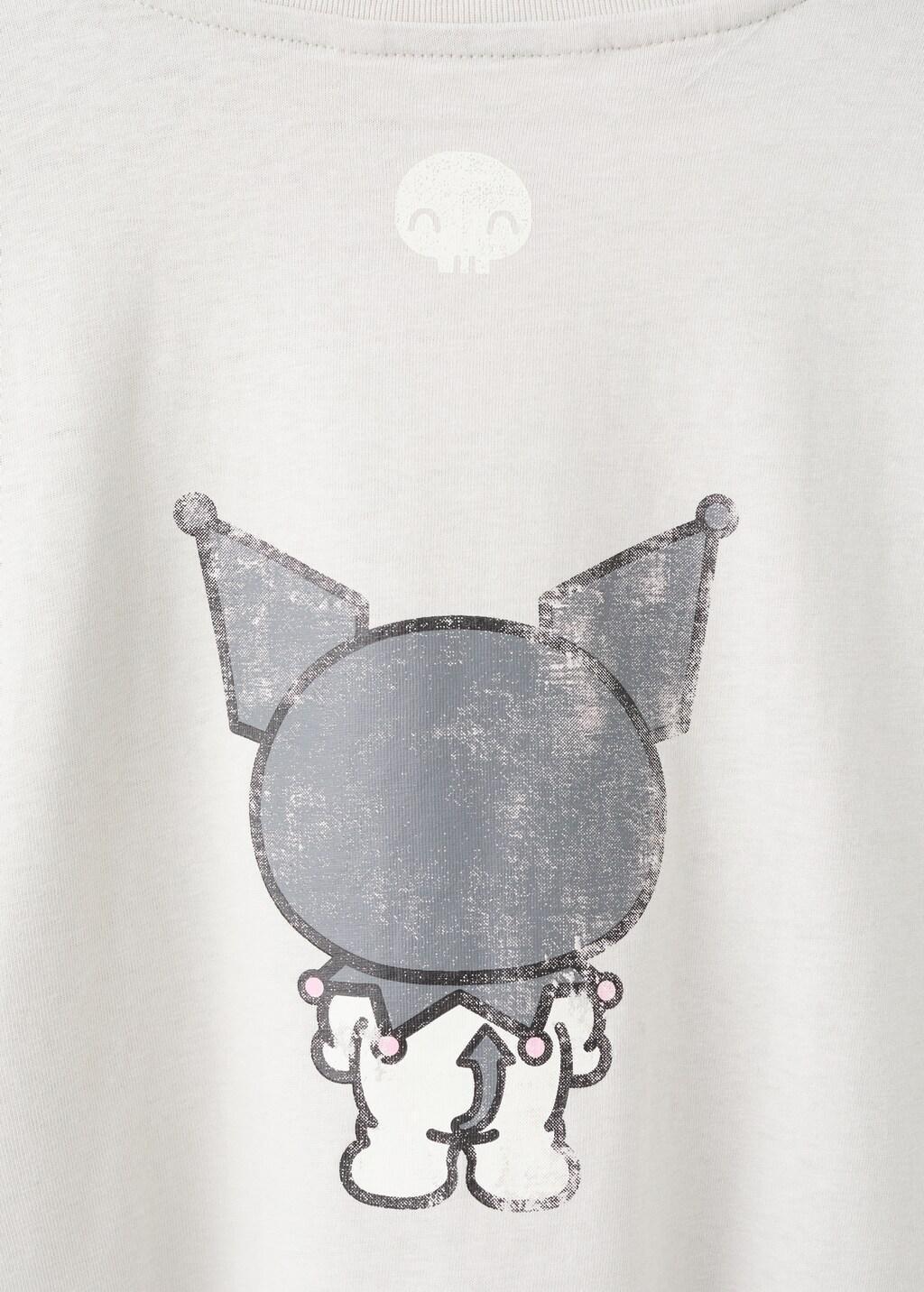 Grey Kuromi T-Shirt, Kids Girls, Grey, large image number 5