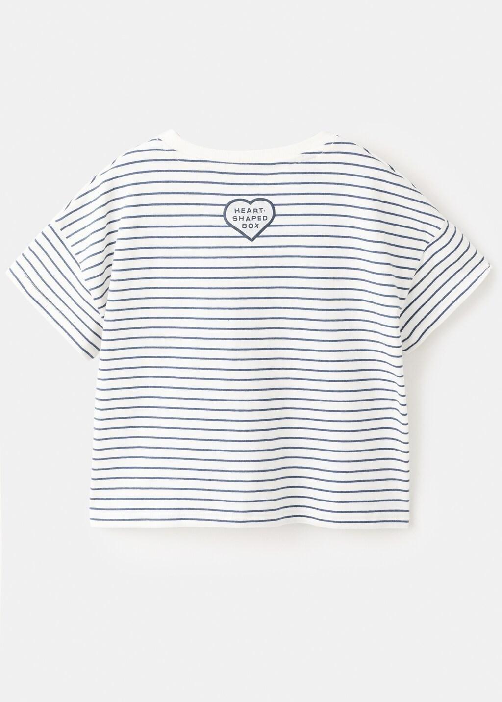 White Nirvana Design T-Shirt, Kids Girls, Natural White, large image number 1