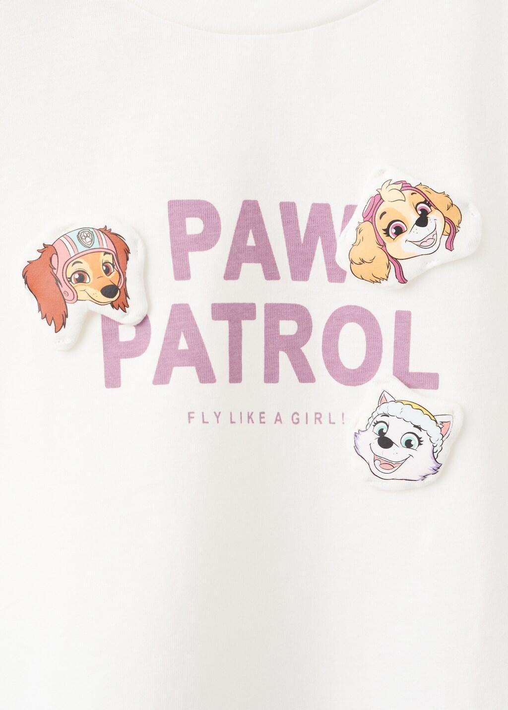 White Paw Patrol T-Shirt, Kids Unisex, Natural White, large image number 1