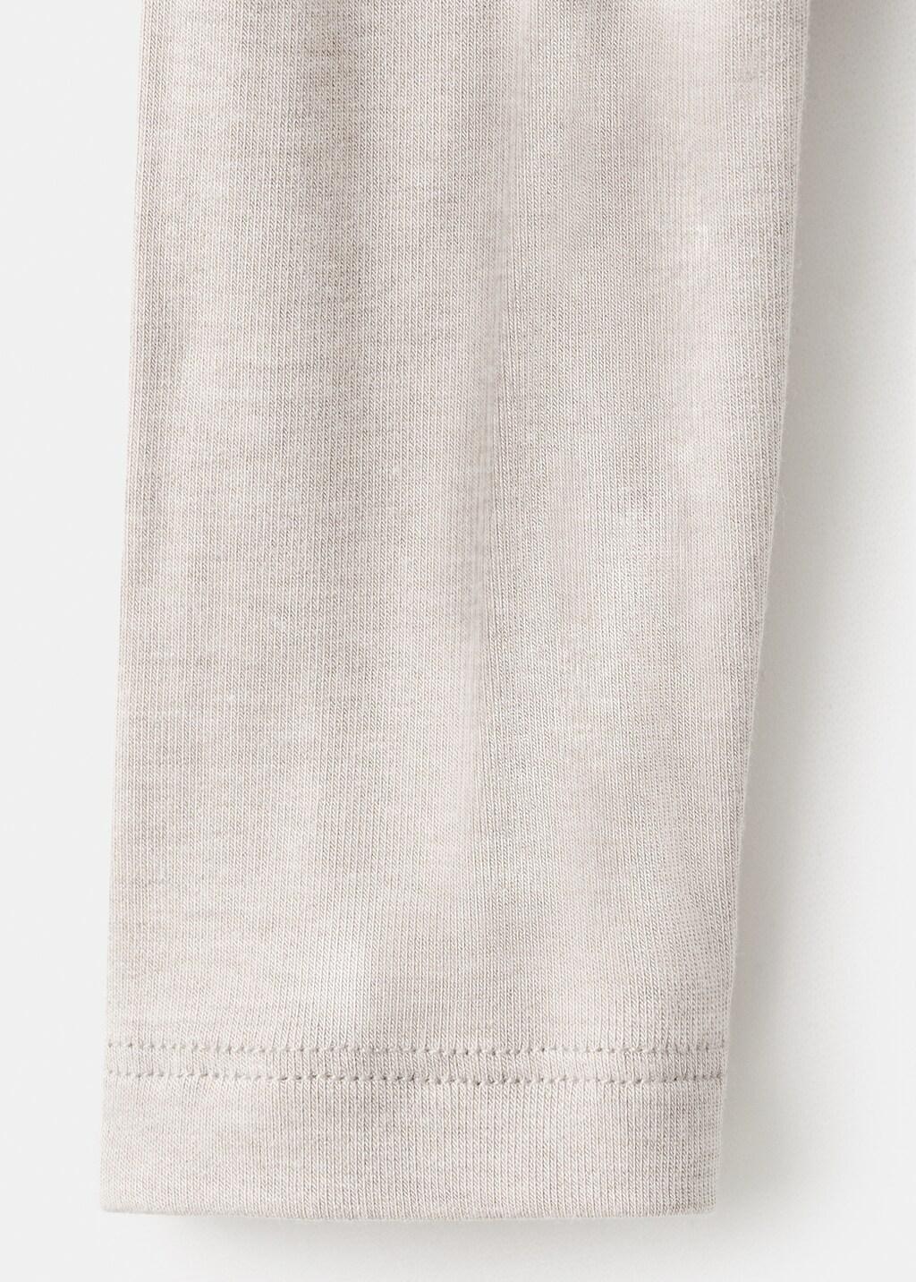 Beige Turtleneck T-Shirt, 0201_07, large image number 5