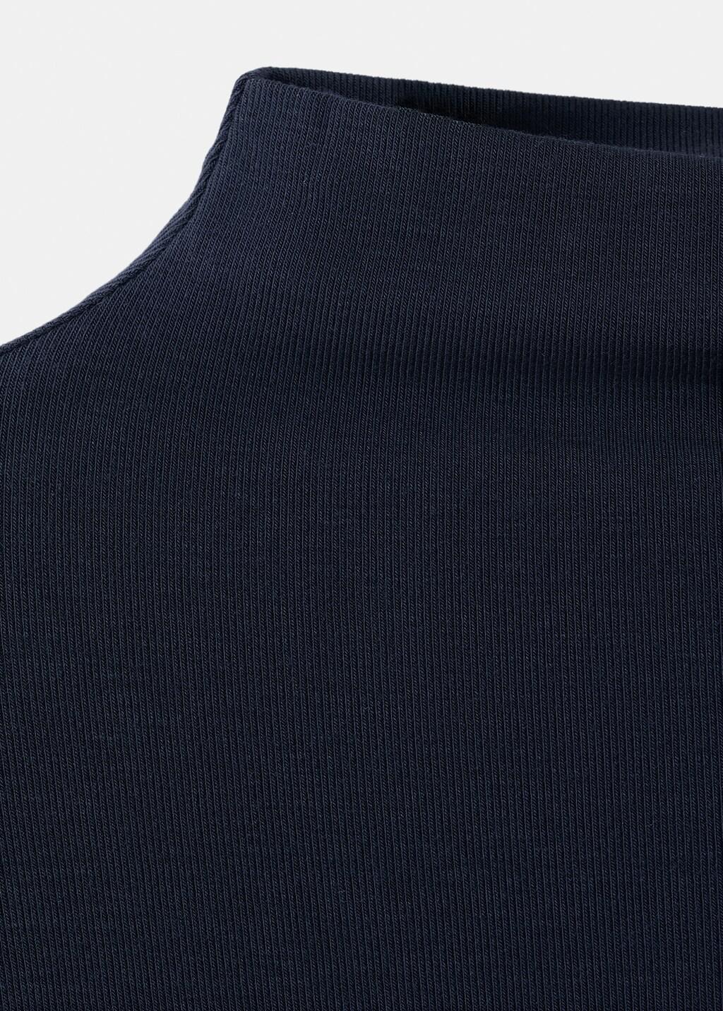 Navy Turtleneck T-Shirt, 0201_56, large image number 1