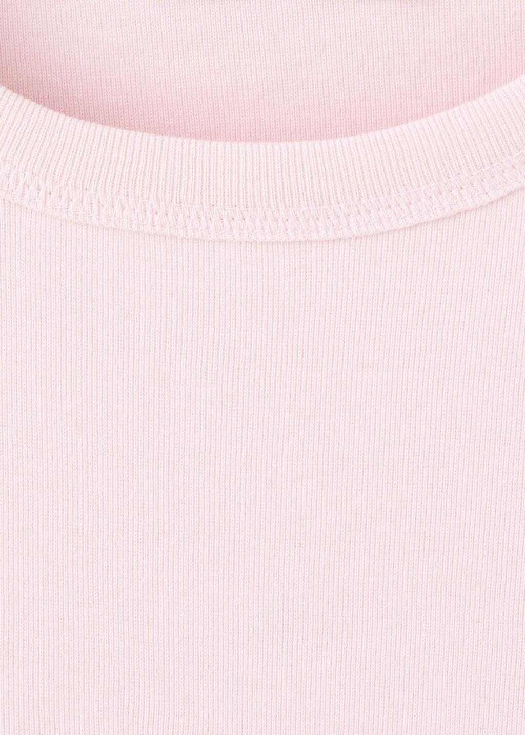 Pink Lt Pastel Long Sleeve Cotton T-Shirt, Light-Pastel Pink, large image number 1