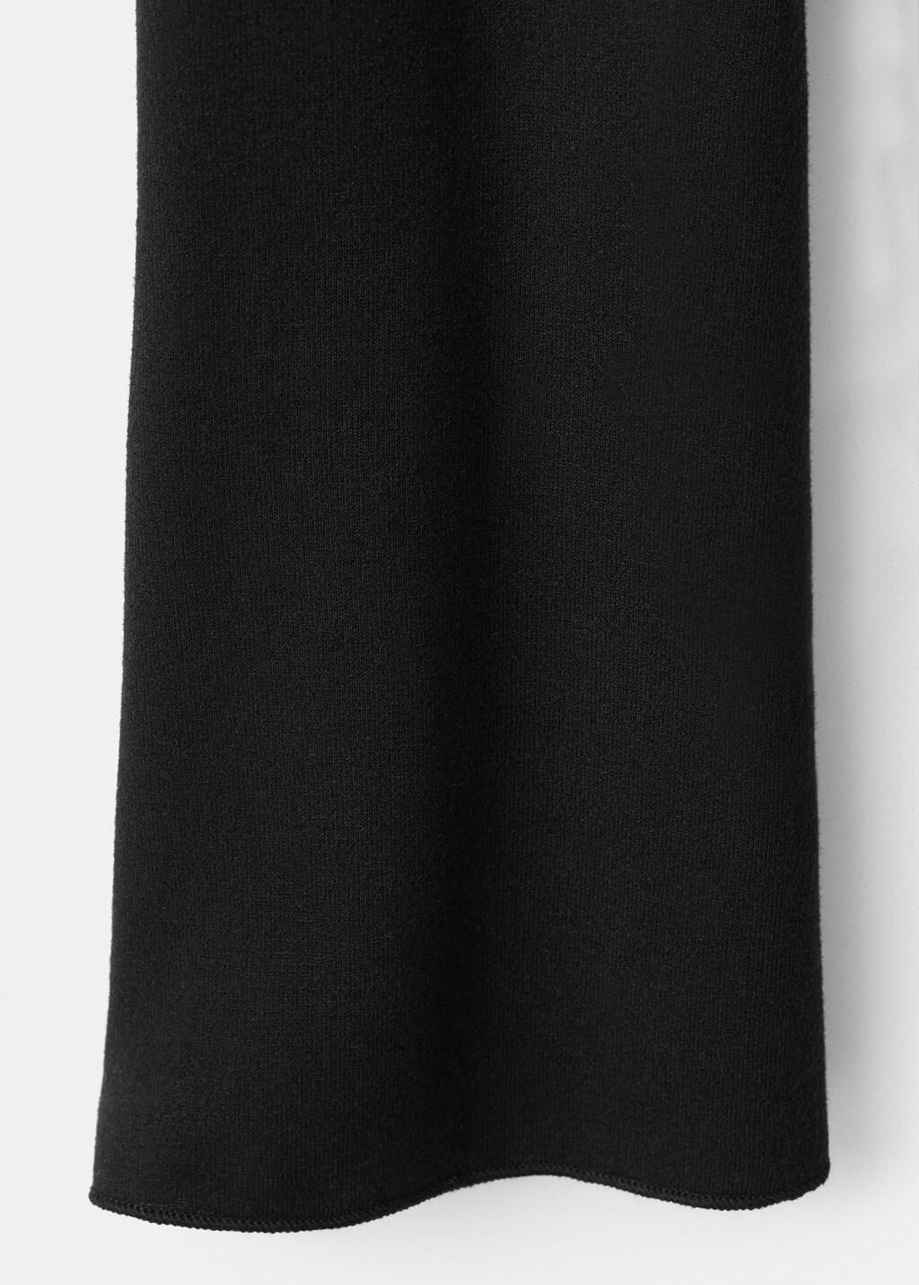 Black Boat Neck T-Shirt, 0201_99, large image number 5