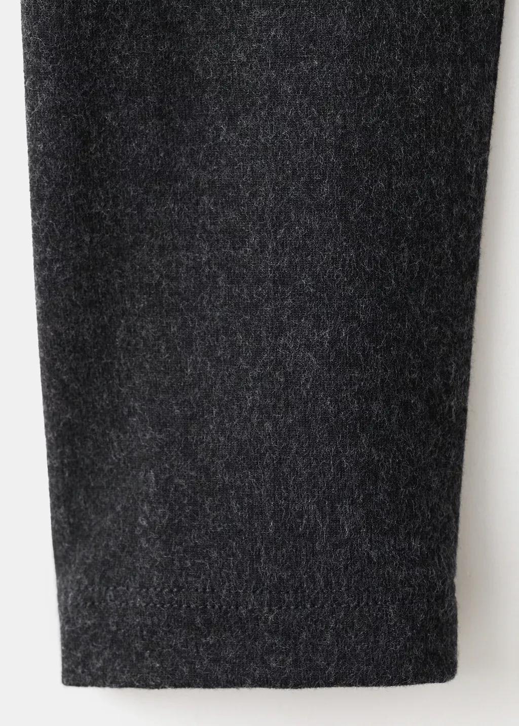 Grey Draped Combined T-Shirt, Dark Grey, large image number 5