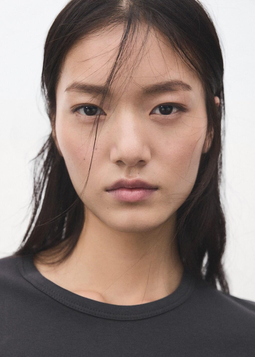 Grey Long-Sleeve Cotton T-Shirt, 0201_95, large image number 4