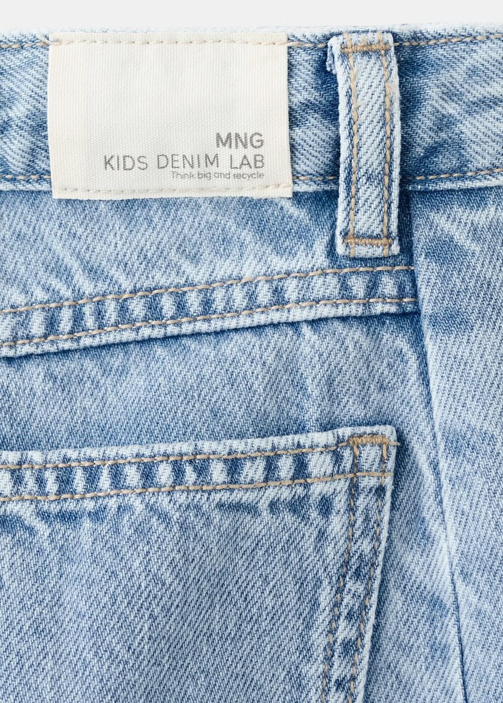 Blue Balloon Jeans, Kids Girl, Open Blue, large image number 2