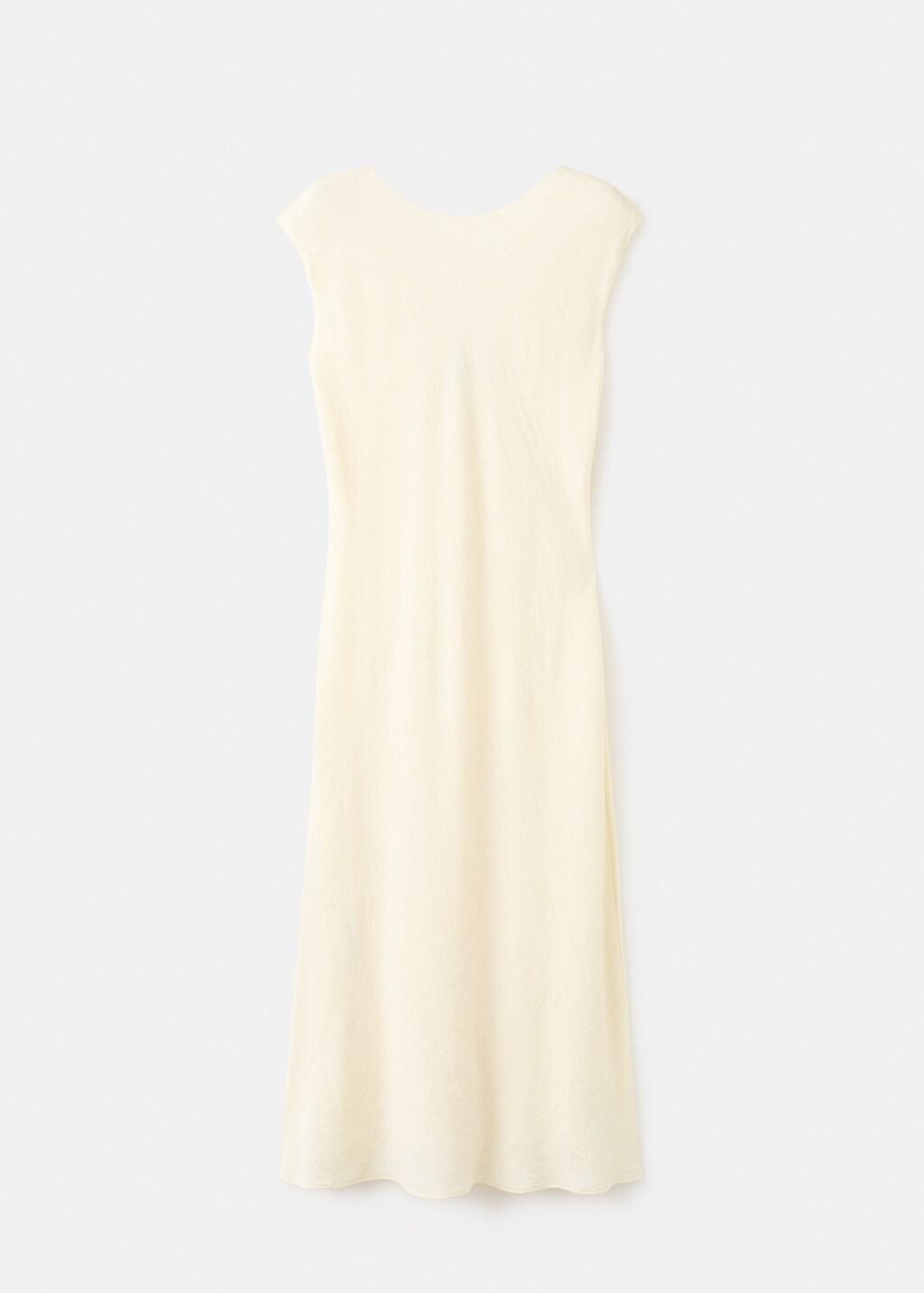 Beige Back Dress, 0201_05, large image number 8