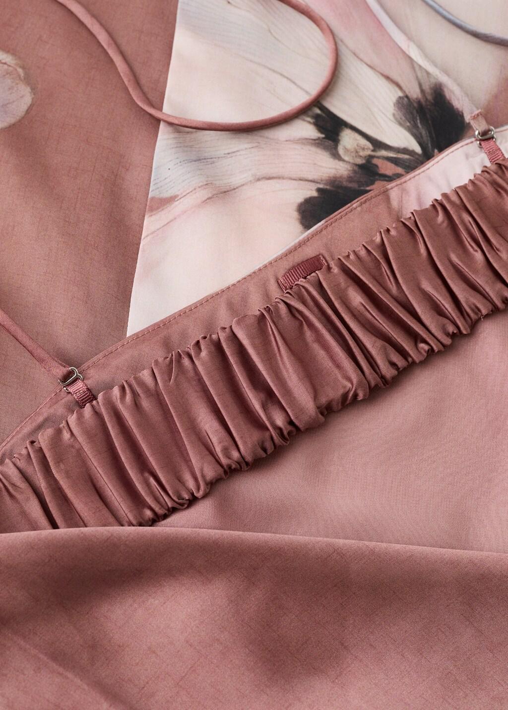 Pink Lt Pastel Strapless Floral Dress, Light-Pastel Pink, large image number 4