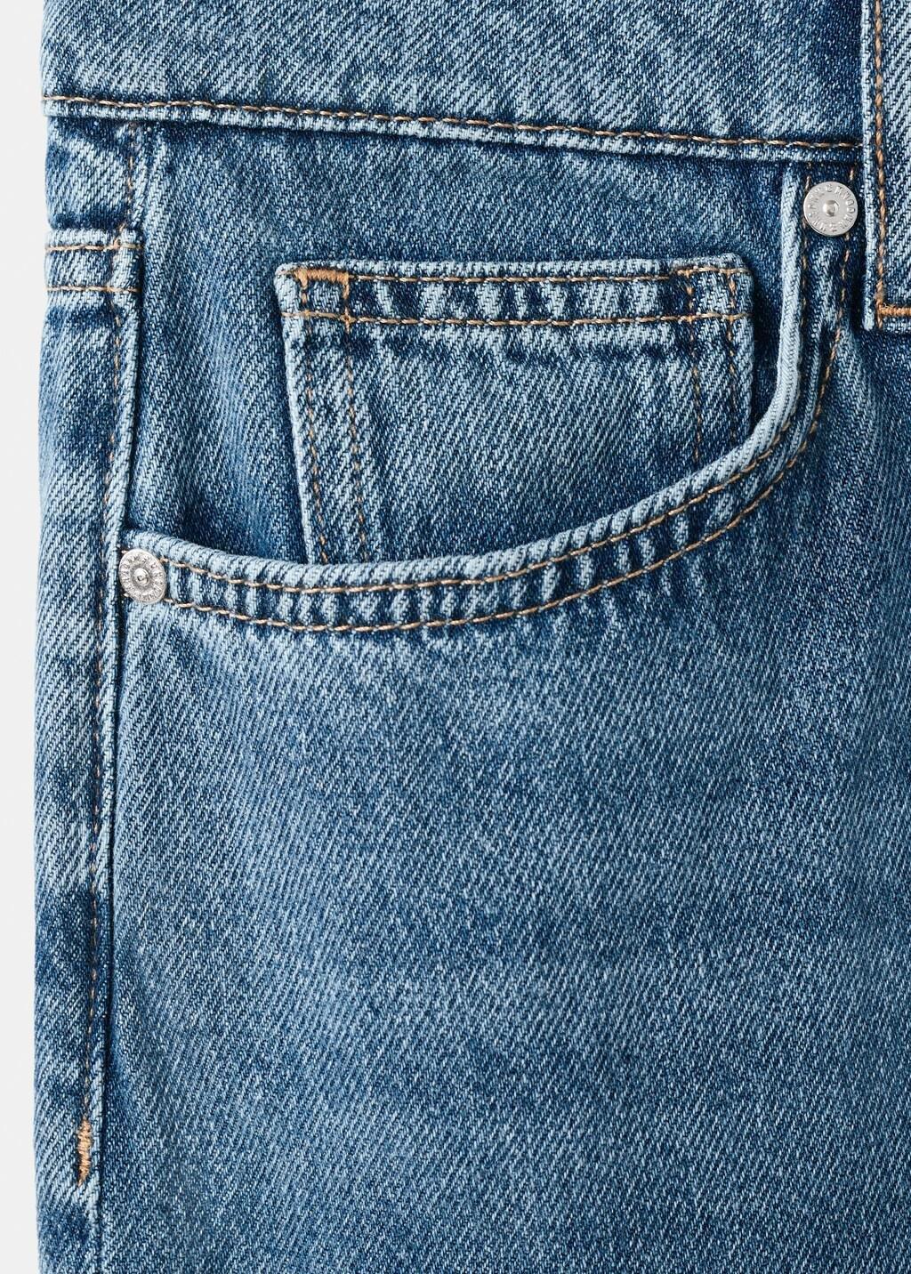 Blue Matilda Medium-Rise Straight-Fit Jeans, 0201_TM, large image number 5