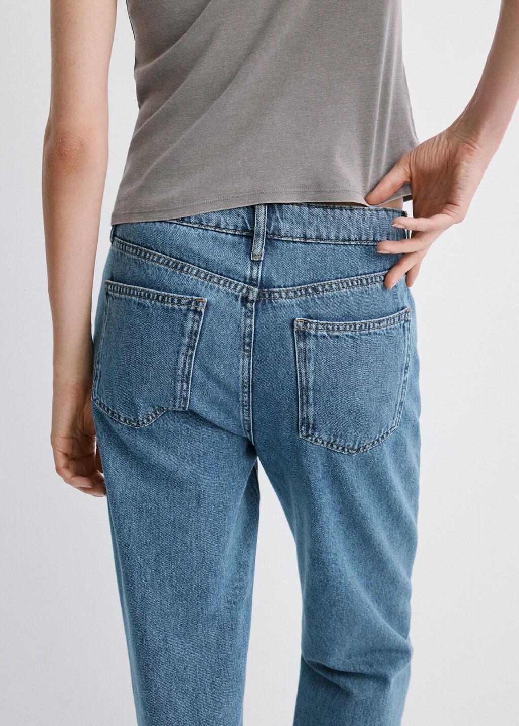 Blue Matilda Medium-Rise Straight-Fit Jeans, 0201_TM, large image number 6