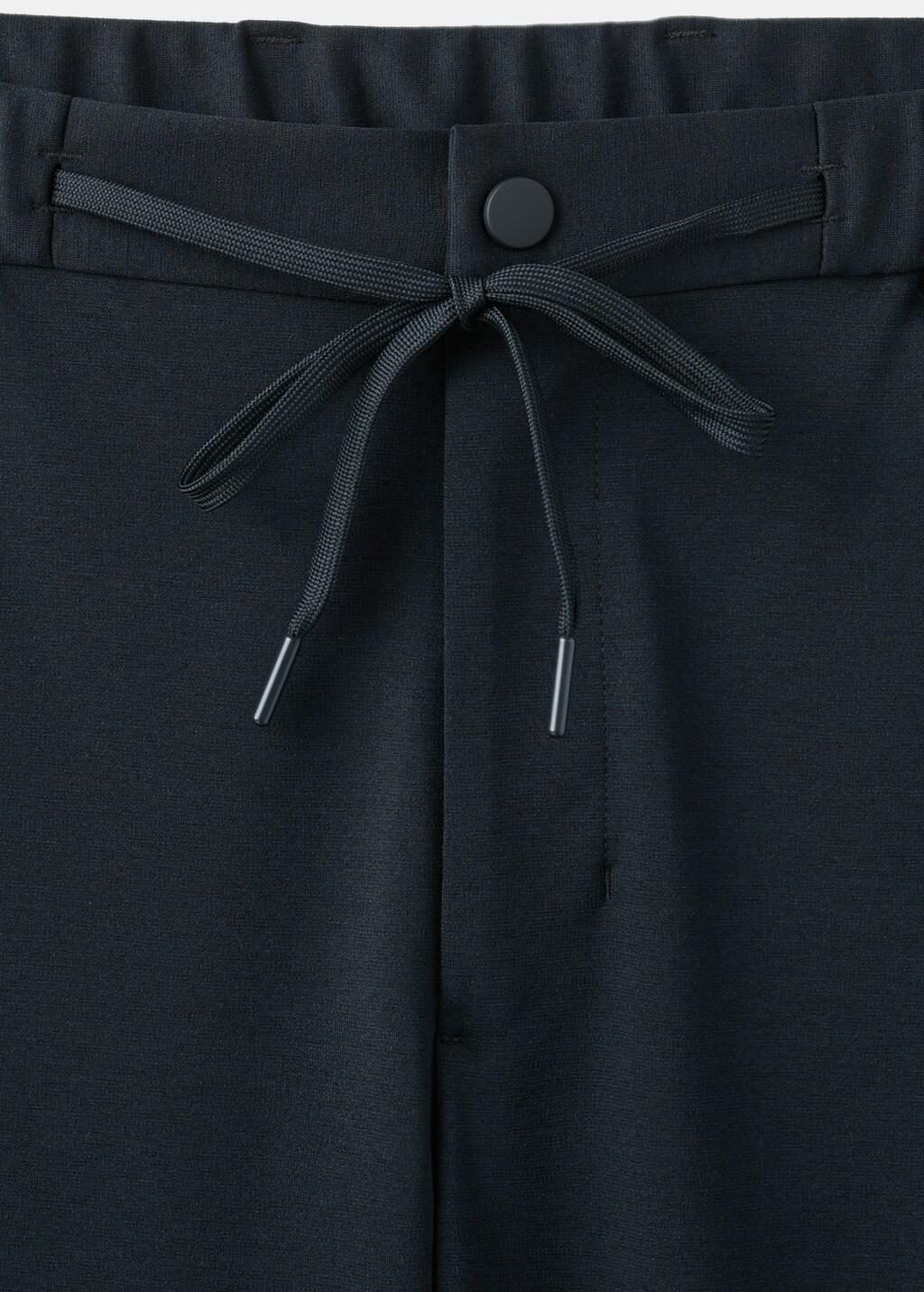 Navy Comfort Stretch Chino Trousers, Navy, large image number 1