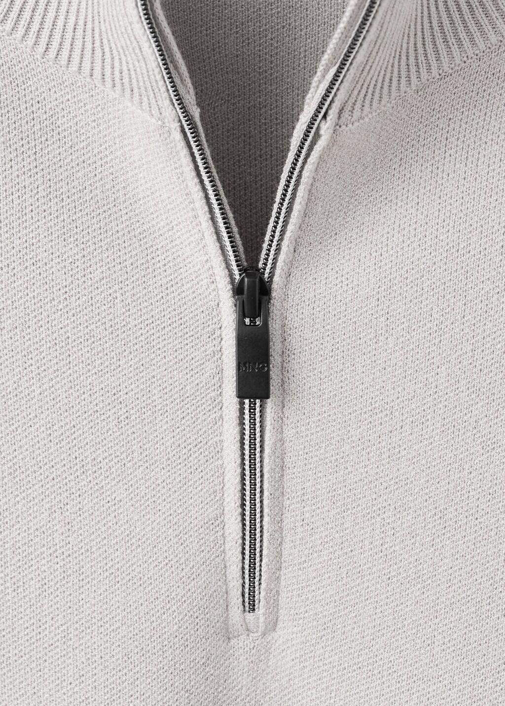 White Comfort Stretch Zip Jersey, 0201_03, medium