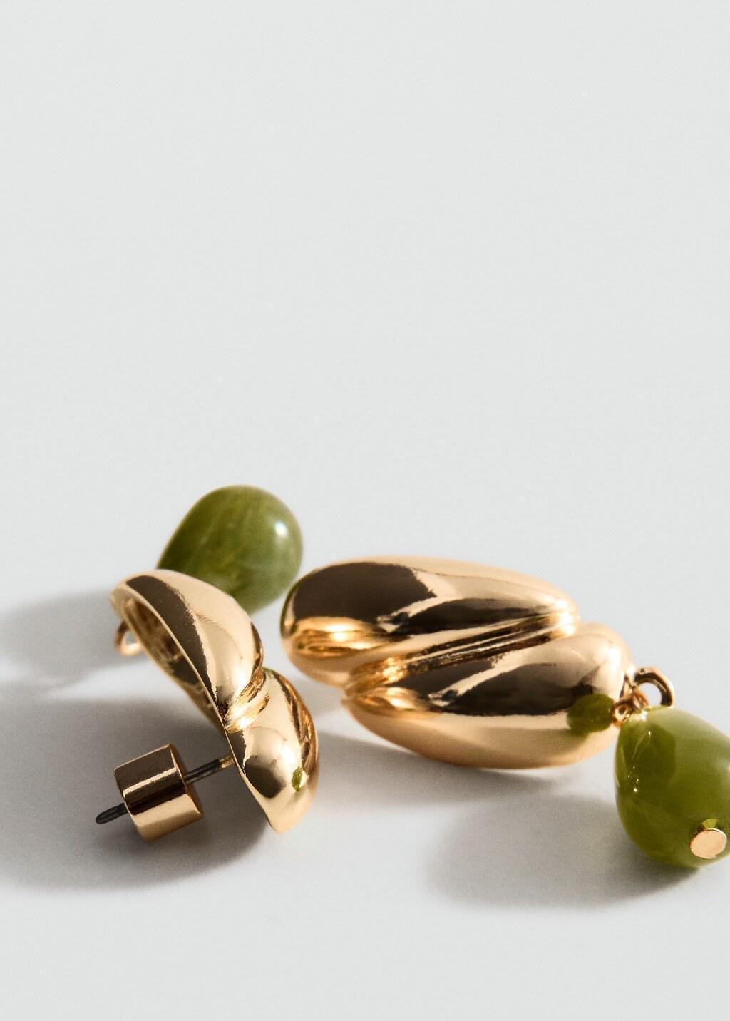 Gold Combined Long Earrings, 0201_OR, large image number 0