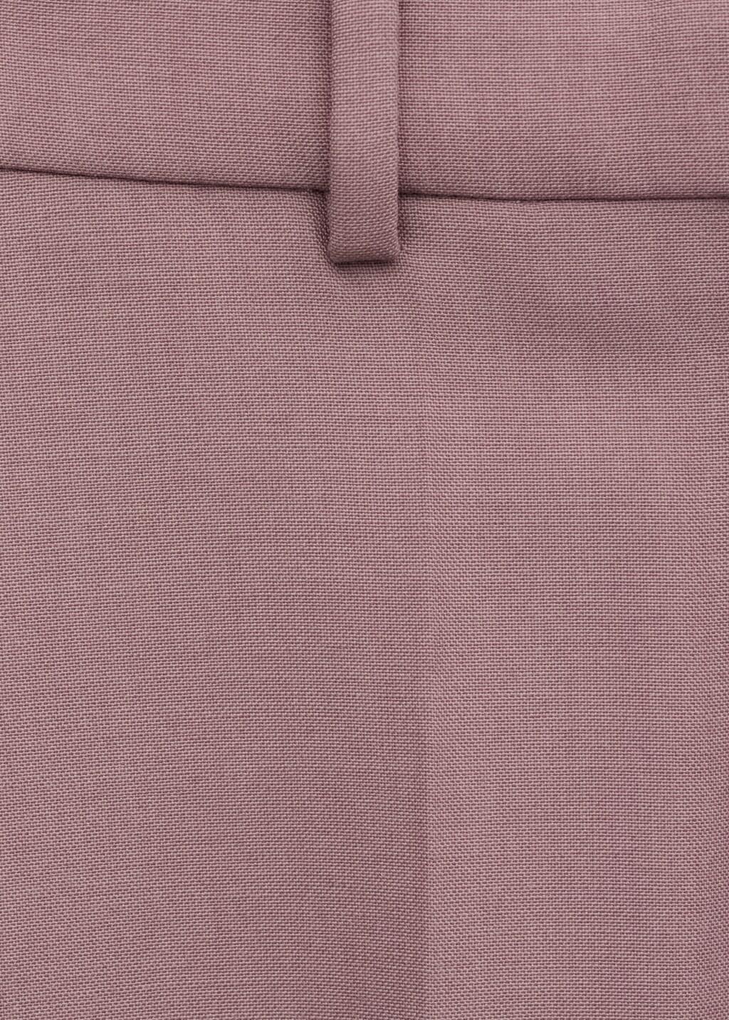Pink Flared Wool Suit Trousers, 0201_85, large image number 5
