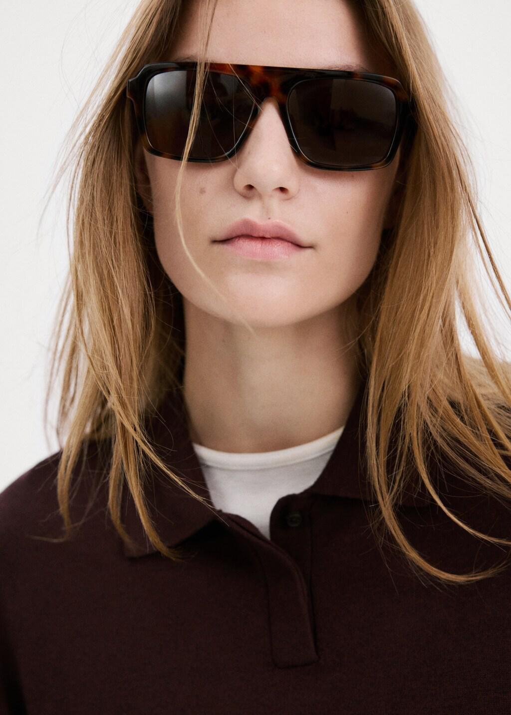 Red Knitted Polo-Neck Sweater, Dark Red, large image number 4