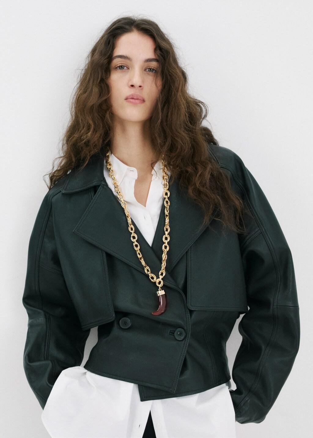 Gold Resin Pendant Necklace, Gold, large image number 0