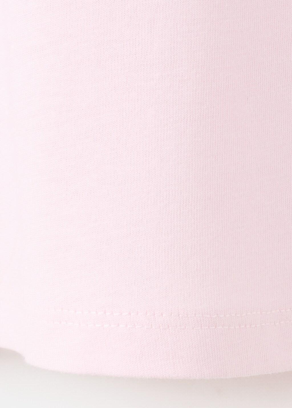 Pink Short-Sleeved Ruffle T-Shirt, Kids Girl, Pink, large image number 2