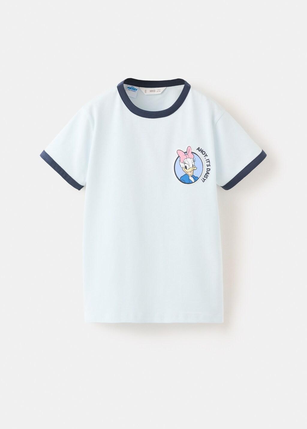 LT-PASTEL BLUE Daisy Donald print T-shirt, Kids Girl, Light-Pastel Blue, large image number 4