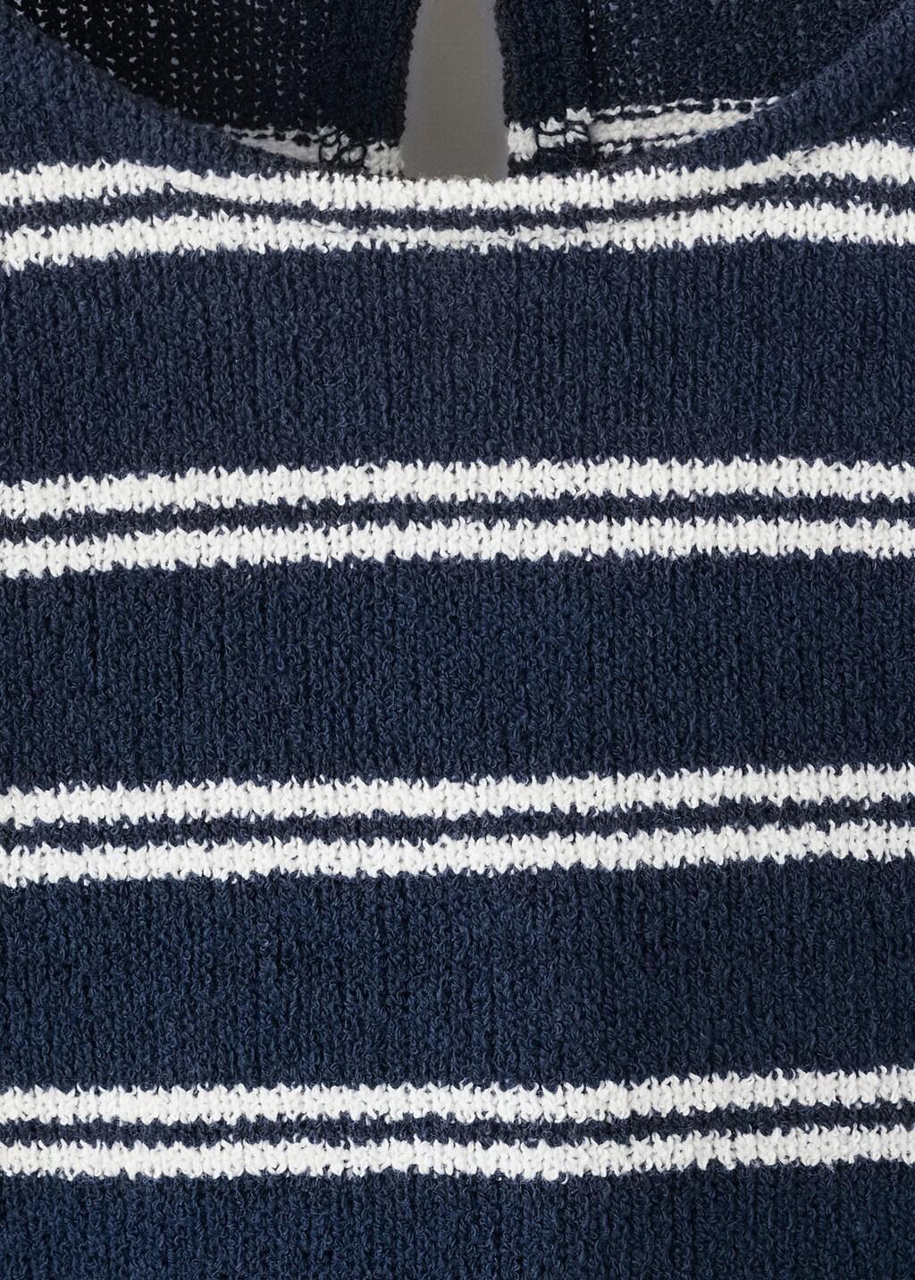 NAVY Striped jersey T-shirt, Baby Girl, Navy, large image number 1