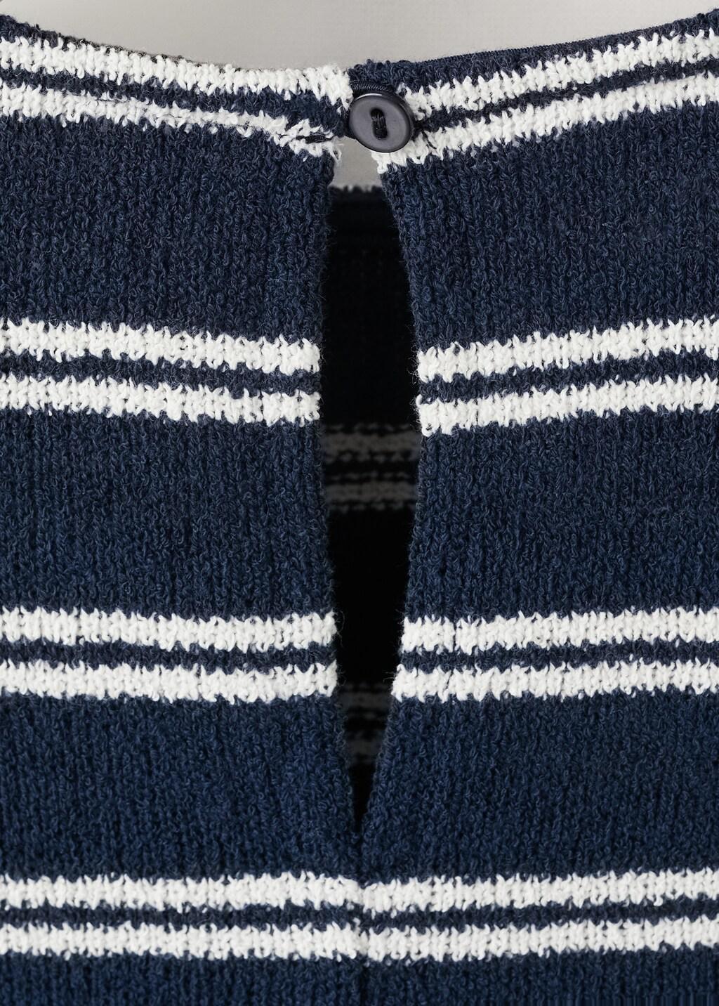 NAVY Striped jersey T-shirt, Baby Girl, Navy, large image number 3