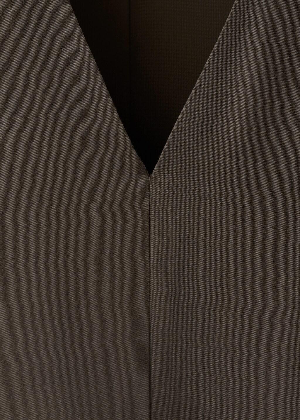 Brown Double-Belt A-Line Dress, 0201_30, medium