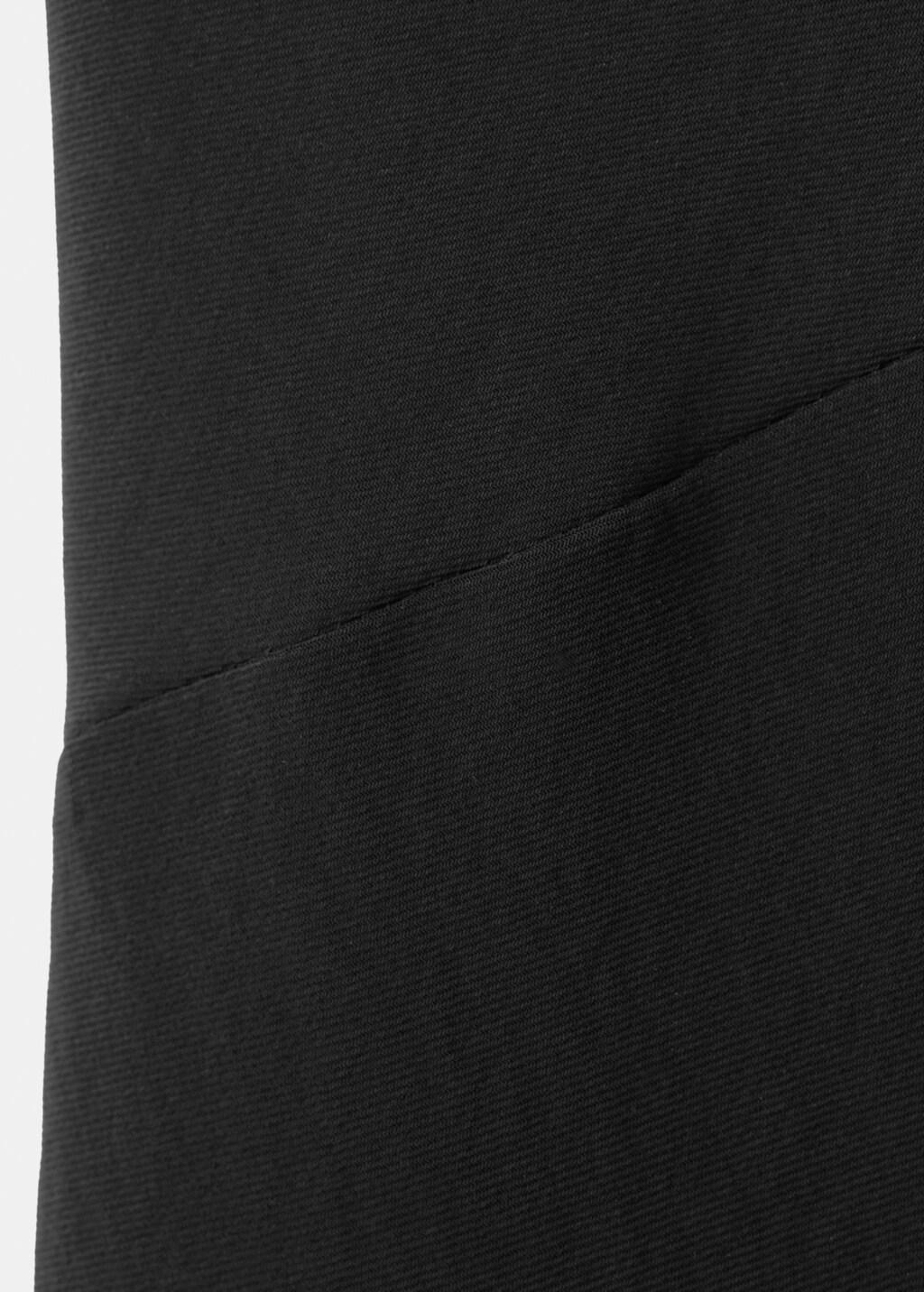 Black Midi-Dress With Open Back, Black, large image number 5