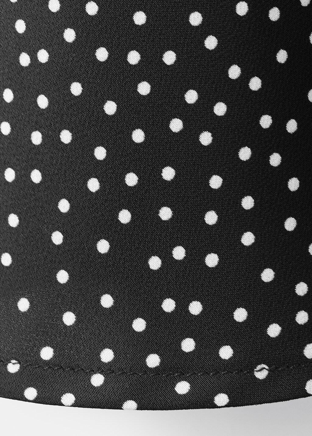Black Polka Dot Lace Dress, 0201_99, large image number 5