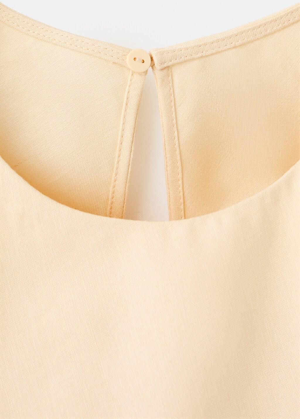 Cream Wrap Midi-Dress With Knot, 0201_10, medium